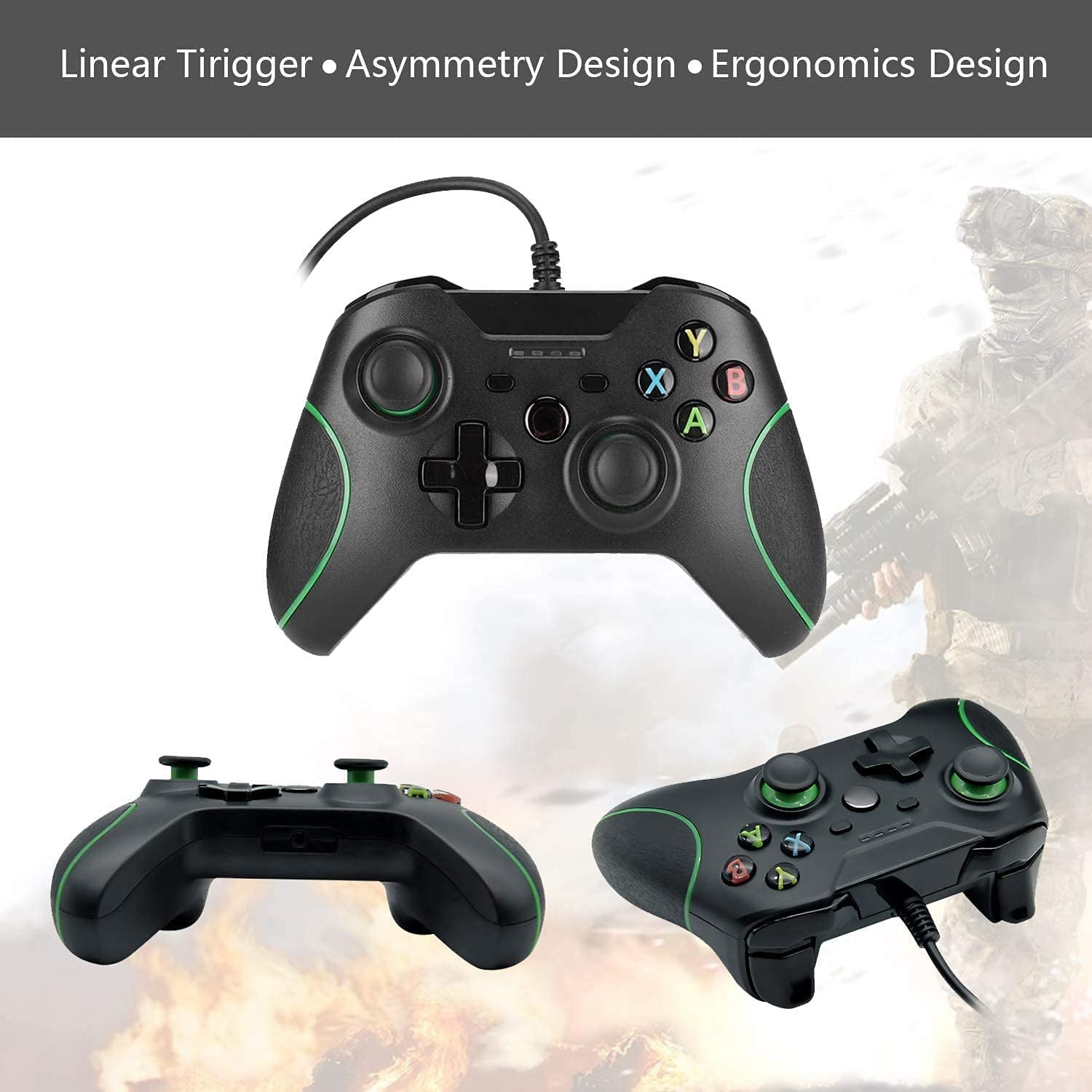 Y Team Controller for Xbox 1, Wired Controller for Xbox One Game Controller for Xbox